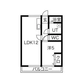 ラティーナ岐阜【2階】の間取り