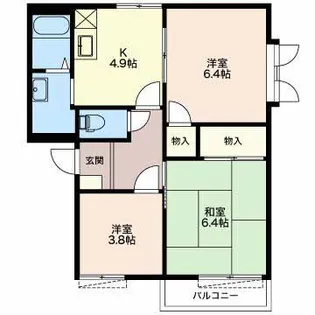 コーポマリ【1階】の間取り