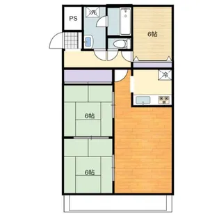 アルファ仙台【2階】の間取り