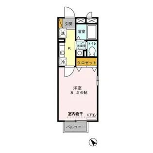 プチフル【2階】の間取り