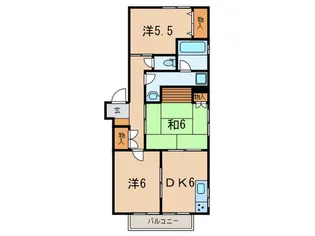 コンフォ-トSAGA【1階】の間取り