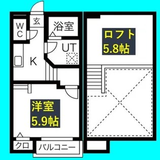 アステール【1階】の間取り