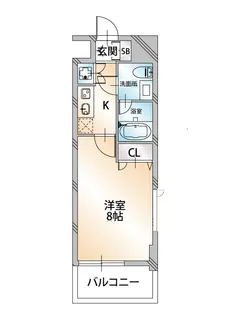 KDX千葉中央レジデンス【3階】の間取り
