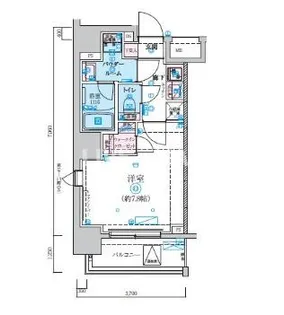 リヴシティ森下駅前【9階】の間取り
