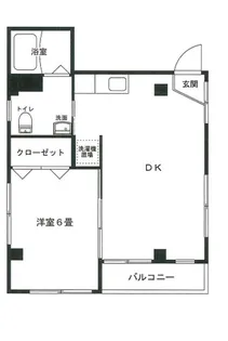 東京都江東区高橋【マンション】の間取り