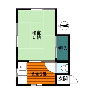 椎の木荘【1階】の間取り