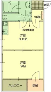 KDハイツIII【1階】の間取り