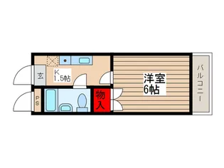 蘇我ビル【6階】の間取り