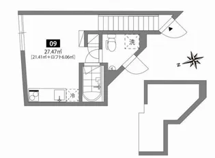 東京都世田谷区野沢2【アパート】の間取り