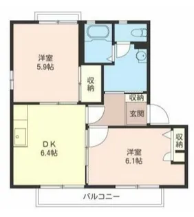 パルテール【0】【2階】の間取り