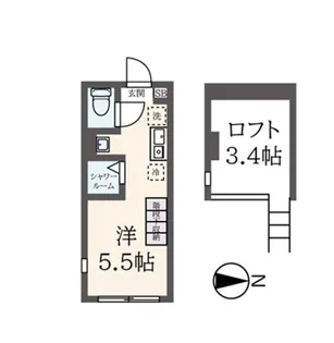 東京都練馬区富士見台3【アパート】の間取り