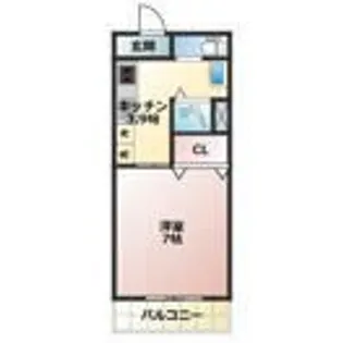 MYアパート【1階】の間取り