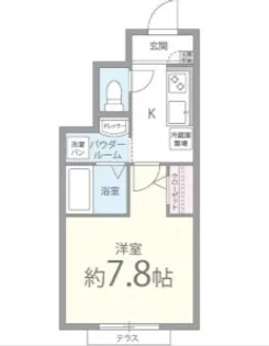 アレグレス栄町【1階】の間取り