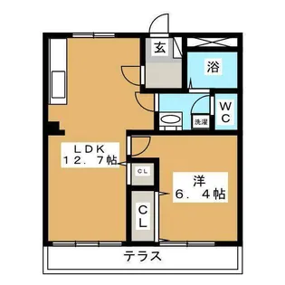 アルスK【2階】の間取り