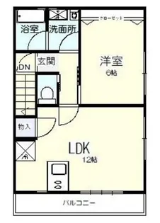 エメラルドハウス【2階】の間取り