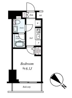 プレール・ドゥーク豊洲【2階】の間取り