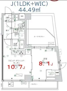 K-COURT押上【7階】の間取り