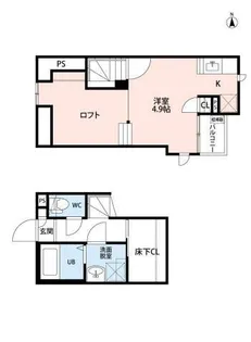 CB春日部リリオ【1階】の間取り
