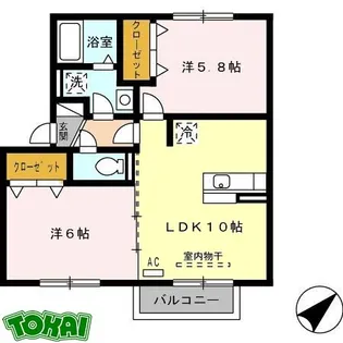 Trois JoursII【2階】の間取り