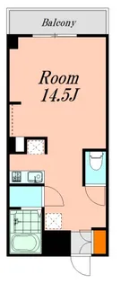 広島県広島市中区大手町5【マンション】の間取り