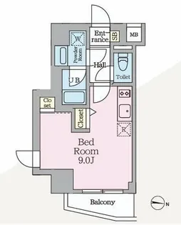 東京都荒川区東日暮里2【マンション】の間取り