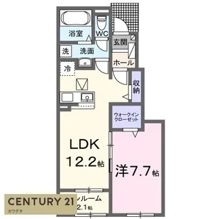マリンブリーズ I番館【1階】の間取り