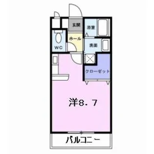 愛知県名古屋市名東区一社2【アパート】の間取り