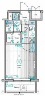 ガラ・ステーション岩本町North【3階】の間取り
