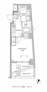 東京都新宿区中落合1【マンション】の間取り