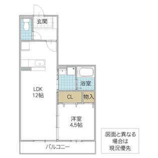 サンハイツ【3階】の間取り