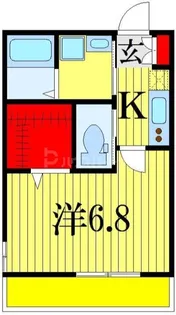 フォルトゥーナ中山【1階】の間取り