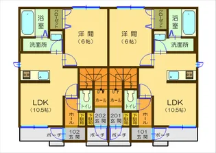エスペランサ【1階】の間取り