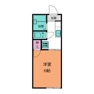 テカリ東新【1階】の間取り