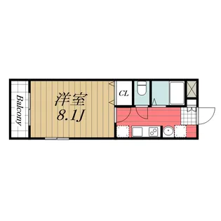 クレオール佐倉【2階】の間取り