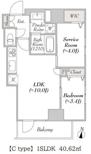 ミリアレジデンス両国II【7階】の間取り