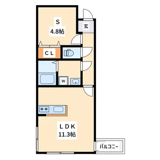 グリーンヒル高田【3階】の間取り