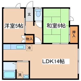 グリーンヒル88【2階】の間取り