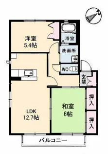 ミラベル A棟【1階】の間取り