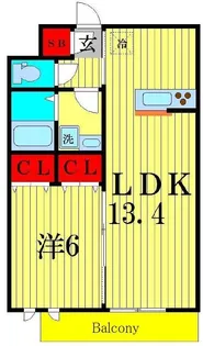クラルテ【2階】の間取り