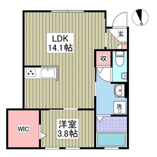 アニマル キングダム(2F中)【2階】の間取り