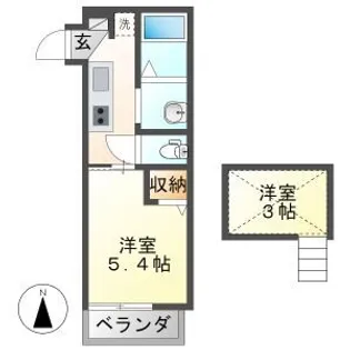Fiore girasole【2階】の間取り