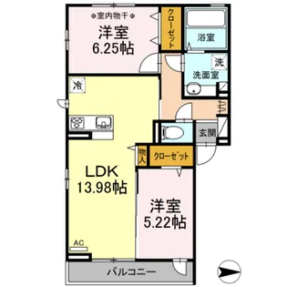 Mario KIII B棟【3階】の間取り