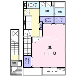 プリムヴェールII【2階】の間取り