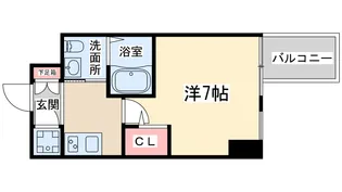 HS梅田イースト【7階】の間取り