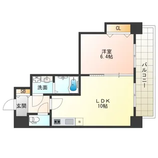 アルグラッド梅田WEST【15階】の間取り