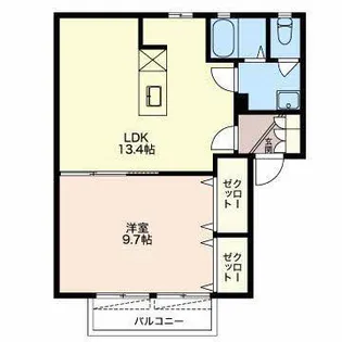 フレグランス本市場A【2階】の間取り