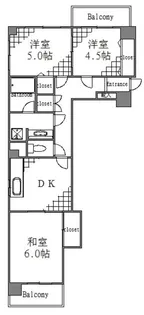 シンセイビル【8階】の間取り