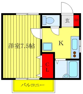 ベルコリン【2階】の間取り