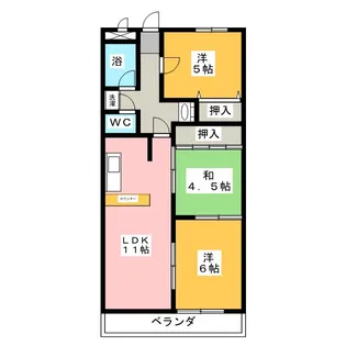 コンチェルト.プラザ雅【3階】の間取り