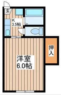 ハイツサンリッチ【1階】の間取り